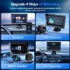 7" HD Double Din Car Stereo, Portable Wireless Apple Carplay & Android Auto with Backup Camera, IPS Touch Screen Stereo with Bluetooth, Multimedia Player, Car Audio with Mirror Link/AUX/FM